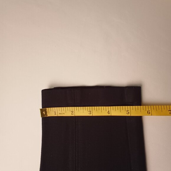 Chico's Equestrian Style Riding Pants Size 6 Mid Rise Skinny Leg Black Color - Picture 9 of 9